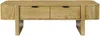 Vente-unique - MELYRAN Couchtisch Holz, Platte Beige - B 70 cm x H 36 cm x L 120 cm Bild 2