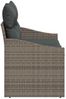 vidaXL Garten-Sofa mit Kissen 123 x 62 x 69 cm Poly-Rattan 42006784 Bild 5