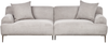 3-Sitzer Sofa Stoff hellgrau mit Kissen MATILA Bild 1