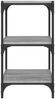 vidaXL Bücherregal Grau Sonoma 40x33x70,5 cm Holzwerkstoff und Stahl 819310 Bild 5