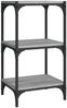vidaXL Bücherregal Grau Sonoma 40x33x70,5 cm Holzwerkstoff und Stahl 819310 Bild 2