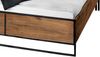 Massivholzbett Akazienholz stone mit Metallrahmen 180 x 200 cm Jacob 80431951 Bild 3