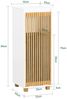 SoBuy BZR126-W Wäscheschrank, MDF, Lackiert, Weiß, 33 x 85 x 32 cm Bild 3