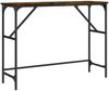 vidaXL Konsolentisch Räuchereiche 100x32x75 cm Holzwerkstoff 834057 Bild 2