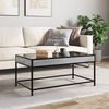 vidaXL Couchtisch mit Infinity-LED Grau Sonoma 90x50x41 cm 847690 Bild 4