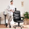 ANYSUN Bürostuhl Ergonomischer Stuhl Chefsessel mit geräuscharmen Rollen, Atmungsaktiv Drehstuhl mit 136 kg Tragfähigkeit, Wippfunktion 90°-120° Bild 3