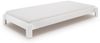 2er-Set Stapelbett 90x200cm 'Dubi' Buche massiv weiß lackiert Bild 3