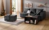 Home affaire Ecksofa Italia L-Form, B: 217 cm, Bettfunktion, Bettkasten & 1 Zierkissen, Federkern Bild 2