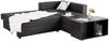 Home affaire Ecksofa Italia L-Form, B: 217 cm, Bettfunktion, Bettkasten & 1 Zierkissen, Federkern Bild 3