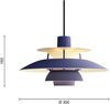 PH 5 Mini Pendelleuchte Indigo Bild 2
