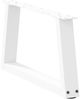 vidaXL Couchtischbeine V-Form 2 Stück Weiß 50x(30-31,3) cm Stahl 4012529 Bild 4