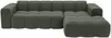 Vente-unique - CALESO Sofa Stoff Grün - B 163 cm x H 69,5 cm x L 284 cm Bild 2