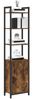 vidaXL Bücherregal Geräucherte Eiche 40 x 24 x 161 cm Holzwerkstoff 883852 Bild 3