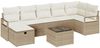 vidaXL Sofa Set mit Kissen 4 pcs Poly-Rattan 3360542 Bild 2