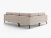 Micadoni Ecksofa Bemy 4-Sitzer Links Samt Beige Bild 3