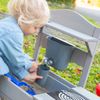 roba 2in1 Balkonsandkasten & Matschküche für Kinder - FSC®-zertifiziert - Inkl. Zubehör - Kompakte Spielküche für Balkon & Garten - Grau Bild 5
