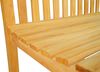 Kai Wiechmann Gartenbank Teakbank 150 cm Holzbank massiv 3-Sitzer, als wetterfeste Sitzbank Teakholz Bank naturbelassen und zertifiziert Bild 3
