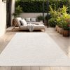 TT Home Teppich Diele, Esszimmer, Flur, Küche, Schlafzimmer, Wohnzimmer, Rechteckig, Höhe: 10 mm, In-& Outdoorteppich Wetterfest Küche Schlafzimmer Blumen Ethno Marokka Bild 4