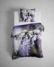 Heckett & Lane Mako-Satin Eco Bettwäsche 155x220 Yuna Blauregen Lila Blumen Bild 3