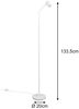 Schmale Stehlampe TARYN Weiß mit flexibel einstellbarem Spot, Höhe 133,5cm Bild 4