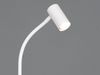 Schmale Stehlampe TARYN Weiß mit flexibel einstellbarem Spot, Höhe 133,5cm Bild 5