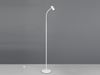 Schmale Stehlampe TARYN Weiß mit flexibel einstellbarem Spot, Höhe 133,5cm Bild 3