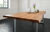 Esstisch Baumkante massiv Akazie natur 240 x 100 silber LIAM 68918904 Bild 5