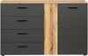 INOSIGN Kommode Estepona (1 St), Schubladenschrank in Rillenoptik mit Vollauszug-Funktion Bild 2