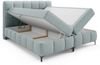 Boxspringbett Schlafzimmerbett SOPHIE 180x200cm Stoff Aragon Sky Bild 4