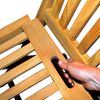 Teak Klappstuhl Ancona - 2 Stück 90 cm Grün Bild 5