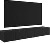 OTTO home Lowboard Denver 250 cm für bis zu 98-Zoll TVs - Weltmeisterschaft im XXL Format, Wahlweise mit oder ohne offenes Fach in der Mitte Bild 2