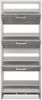 Schuhkipper >Filton II< in Weiß - 61x115x25cm (BxHxT) Bild 5