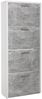 Schuhkipper >Filton II< in Weiß - 61x115x25cm (BxHxT) Bild 2