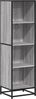 vidaXL Bücherregal Grau Sonoma 40x35x139 cm Holzwerkstoff 849127 Bild 2