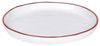 Lambert Piana Teller / Untertasse Porzellan, D 13,5 cm, Dekor Rand weiß / rot 21395 Bild 3