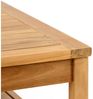 VCM Garten-Essgruppe Teak 75 x 69 x 135 cm, (Set, 3-tlg, 1x Tisch 2x Bank) Bild 3