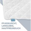 XDREAM Microfaserbettdecke Pure, Bettdecke - 4-Jahreszeiten, Ganzjahres, Winter & Sommer, Füllung: Hohlfaser-Polyesterfüllung, Bezug: Polyester, allergikerfreundlich, atmungsaktiv, temperaturausgleichend, 135x200 cm Bild 2