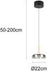LED Pendelleuchte CELESTE 1-flammig höhenverstellbar Glas Chrom, Ø 22cm Bild 4