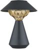 2x LED Solar Tischlampe, Metall anthrazit, H 23 cm Bild 3