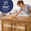 Deuba Holztruhe Truhe Antik Holz 85x44x48cm Bild 5
