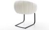 Freischwinger Jada-Flex Bouclé Soft Beige Freischwinger flach Schwarz Taschenfederkern Bild 5