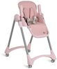 Moni Kinderhochstuhl Rico klappbar, höhenverstellbar, Doppeltablett, Räder, Gurt rosa Bild 2
