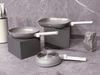 Berlinger Haus BH/7076 Aspen Collection Bratpfannen Set 3-tlg. in Grau mit Grillpfanne Bild 3