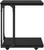 vidaXL Beistelltisch mit Regal Schwarz Eichen-Optik 50 x 35 x 55.5 cm 881179 Bild 5