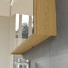 Bernstein Badezimmerspiegelschrank SOLO 120cm Eiche honiggold LED-Spiegelschrank 3-türig Bild 4
