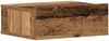 vidaXL Hängender Nachttisch Altholz-Optik 40x32x15 cm Holzwerkstoff 861119 Bild 2