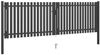 vidaXL Gartentor aus Stahl 400 x 100 cm Anthrazit 146334 Bild 2