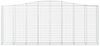 vidaXL Gabionen mit Hochbogen 7 Stk. 400x50x160/180cm Verzinktes Eisen 3146000 Bild 4