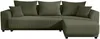 Vente-unique - NESSARO Sofa SamtStoff Grün - B 149 cm x H 80 cm x L 240 cm Bild 4