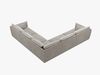 Micadoni Ecksofa Kaelle 7-Sitzer Chenille Over The Horizon Hellgrau Bild 3